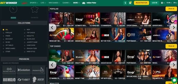 Experience Thrilling Gaming at BetWinner Casino